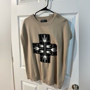 Aztec sweater vest